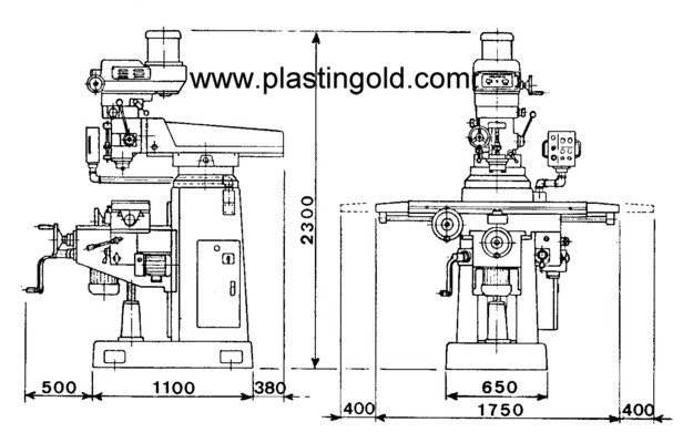 IT F160/VA tavola 1270x300 mm 
